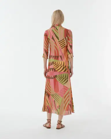 Emporio Sirenuse Tiara Dress with Pagoda Print | Thumbnail 3 Emporio Sirenuse Tiara Dress with Pagoda Print | Thumbnail 3