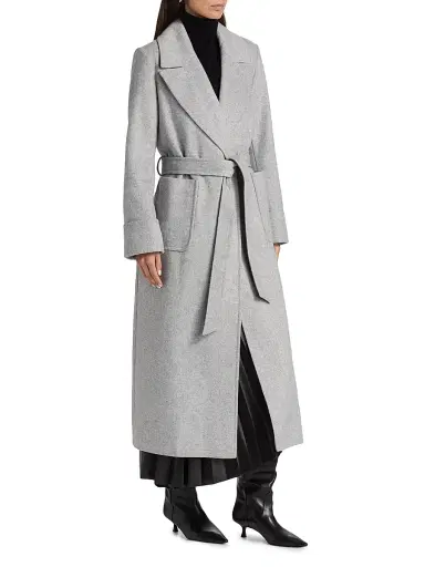 Mercer Collective Women's Belted Wool-Blend Coat | Thumbnail 4