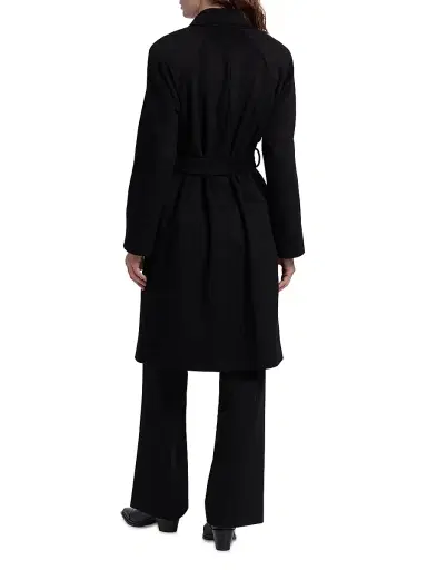 Mercer Collective Women's Belted Wool-Blend Coat - Black | Thumbnail 5