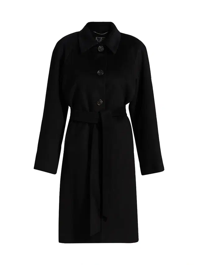 Mercer Collective Women's Belted Wool-Blend Coat - Black