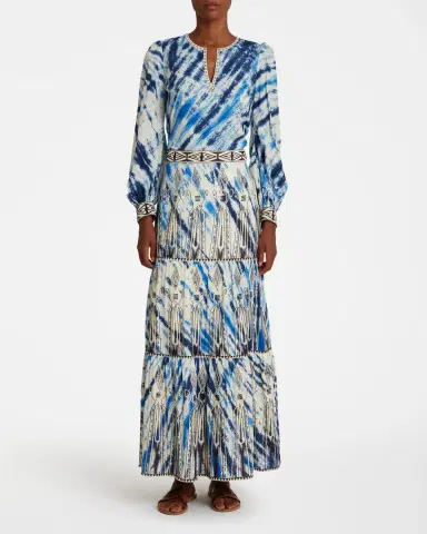 Emporio Sirenuse Vera Shirt With Tie Dye Embroidery | Thumbnail 2 Emporio Sirenuse Vera Shirt With Tie Dye Embroidery | Thumbnail 2