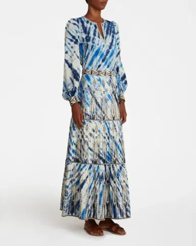 Emporio Sirenuse Vera Shirt With Tie Dye Embroidery | Thumbnail 3 Emporio Sirenuse Vera Shirt With Tie Dye Embroidery | Thumbnail 3
