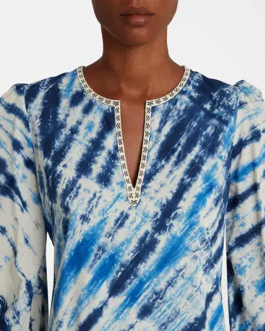 Emporio Sirenuse Vera Shirt With Tie Dye Embroidery | Thumbnail 6 Emporio Sirenuse Vera Shirt With Tie Dye Embroidery | Thumbnail 6