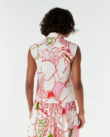 Emporio Sirenuse Ylenia Top in Calypso Print | Thumbnail 4 Emporio Sirenuse Ylenia Top in Calypso Print | Thumbnail 4