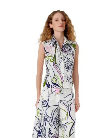 Emporio Sirenuse Ylenia Top in Calypso Print | Thumbnail 1 Emporio Sirenuse Ylenia Top in Calypso Print | Thumbnail 1