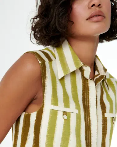 Emporio Sirenuse Ylenia Top in Ikat Stripes | Thumbnail 7 Emporio Sirenuse Ylenia Top in Ikat Stripes | Thumbnail 7