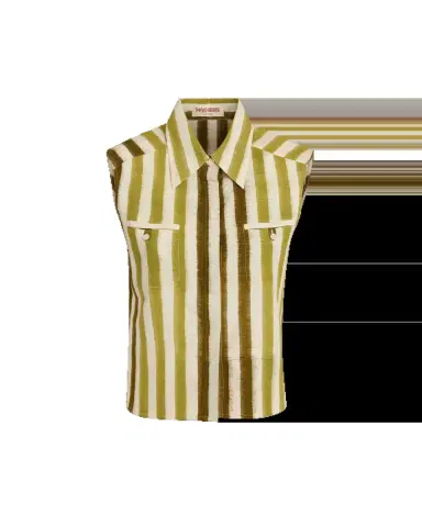 Emporio Sirenuse Ylenia Top in Ikat Stripes | Thumbnail 10 Emporio Sirenuse Ylenia Top in Ikat Stripes | Thumbnail 10