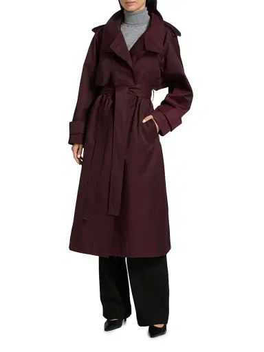 Mercer Collective Women's Cotton-Blend Poplin Trench Coat | Thumbnail 2 Mercer Collective Women's Cotton-Blend Poplin Trench Coat | Thumbnail 2