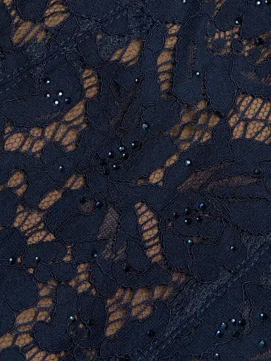 Rene Ruiz Collection Women's Strapless Lace Mermaid Gown - Navy - Size 16 | Thumbnail 7 Rene Ruiz Collection Women's Strapless Lace Mermaid Gown - Navy - Size 16 | Thumbnail 7