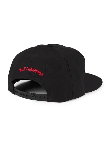 Willy Chavarria Men's Insignia Embroidered Cap - Black | Thumbnail 2