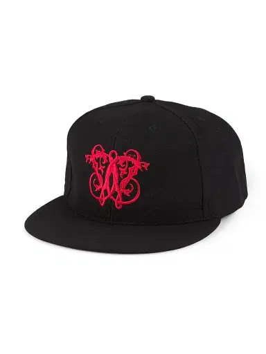 Willy Chavarria Men's Insignia Embroidered Cap - Black | Thumbnail 1