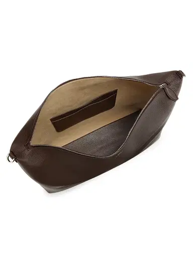 Toteme Women's Grainy-Leather Scoop Tote - Pepper | Thumbnail 4