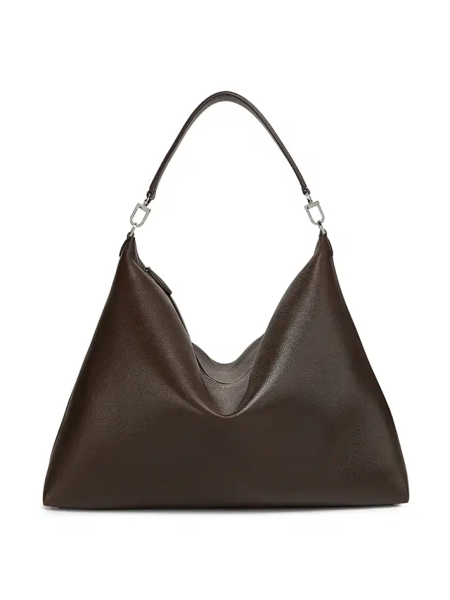 Women's Grainy-Leather Scoop Tote - Pepper Women's Grainy-Leather Scoop Tote - Pepper