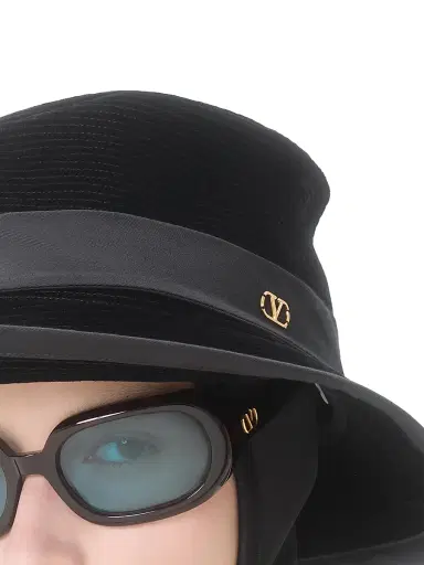 Valentino Garavani Women's VLogo Signature Cotton Hat | Thumbnail 2