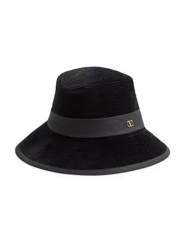 Valentino Garavani Women's VLogo Signature Cotton Hat | Thumbnail 3
