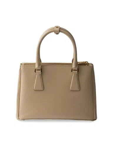 Prada Women's Galleria Small Saffiano Leather Top Handle Bag - Beige Khaki | Thumbnail 3