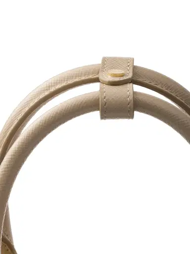 Prada Women's Galleria Small Saffiano Leather Top Handle Bag - Beige Khaki | Thumbnail 5