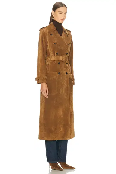 Saint Laurent Long Trench | Thumbnail 3