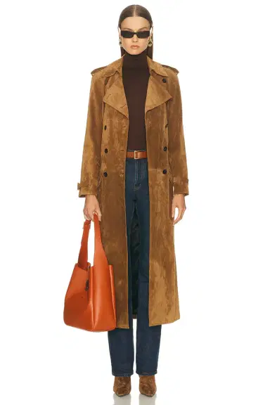 Saint Laurent Long Trench | Thumbnail 1