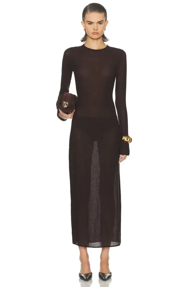 L'Academie Delmer Midi Dress