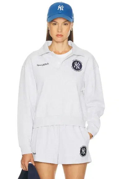 Sporty & Rich X NY Yankees World Series Polo Sweater | Thumbnail 1