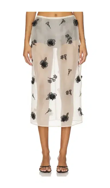 L'Academie Minah Midi Skirt | Thumbnail 7
