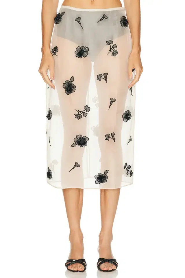 L'Academie Minah Midi Skirt