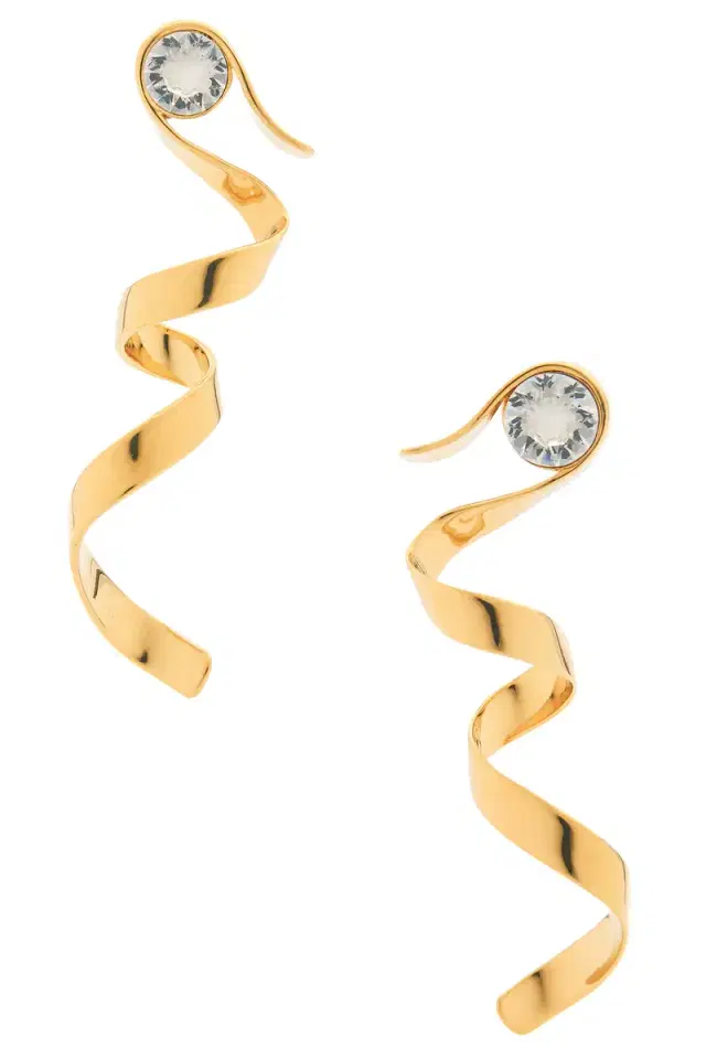Dries Van Noten Ribbon Earrings