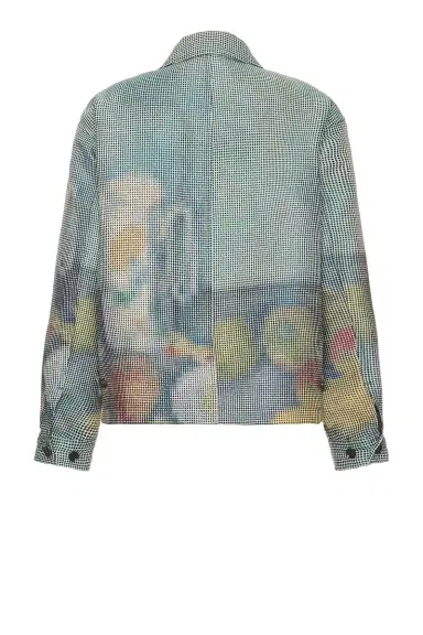 vowels Abstract Fruit Zip Up Work Jacket | Thumbnail 6