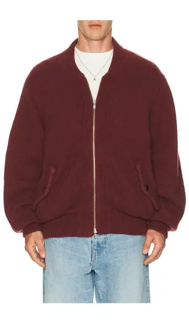 vowels Knitted Bomber Jacket | Thumbnail 5