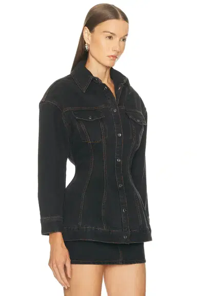Wardrobe.NYC Denim Contour Jacket | Thumbnail 2 Wardrobe.NYC Denim Contour Jacket | Thumbnail 2
