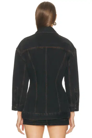 Wardrobe.NYC Denim Contour Jacket | Thumbnail 3 Wardrobe.NYC Denim Contour Jacket | Thumbnail 3