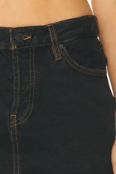 Wardrobe.NYC Denim Micro Mini Skirt | Thumbnail 6