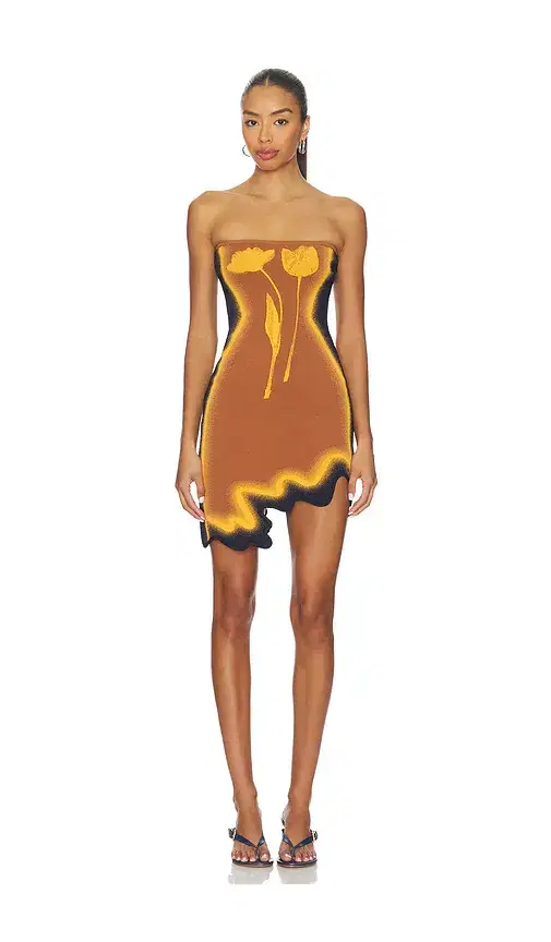 Lyndon Wavy Mini Dress