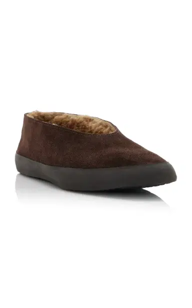 Le Monde Béryl Apres Sci Shearling Flats - Brown | Thumbnail 6 Le Monde Béryl Apres Sci Shearling Flats - Brown | Thumbnail 6