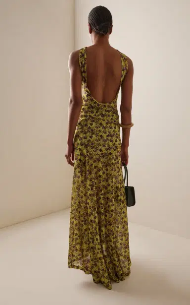 SIEDRÉS Fens Floral Mesh Maxi Dress | Thumbnail 4 SIEDRÉS Fens Floral Mesh Maxi Dress | Thumbnail 4