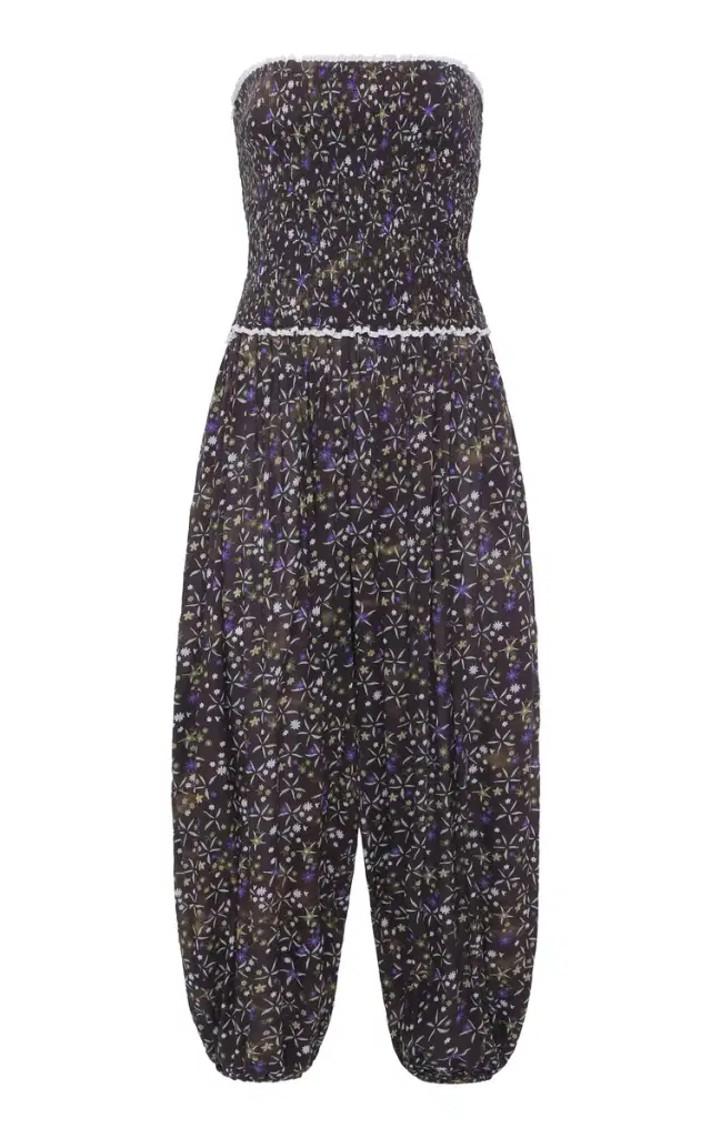 SIEDRÉS Anais Cotton-Blend Jumpsuit