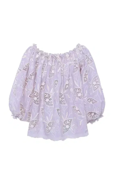 SIEDRÉS Lune Embroidered Poplin Top | Thumbnail 5 SIEDRÉS Lune Embroidered Poplin Top | Thumbnail 5