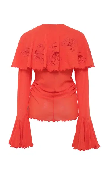 SIEDRÉS Stella Cape-Effect Mesh Top | Thumbnail 5 SIEDRÉS Stella Cape-Effect Mesh Top | Thumbnail 5