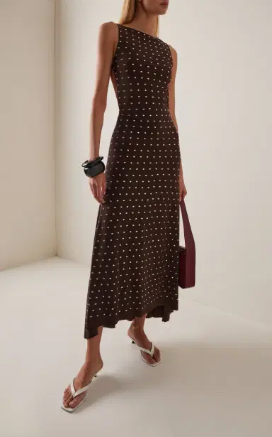 SIEDRÉS Grace Studded Maxi Dress | Thumbnail 2