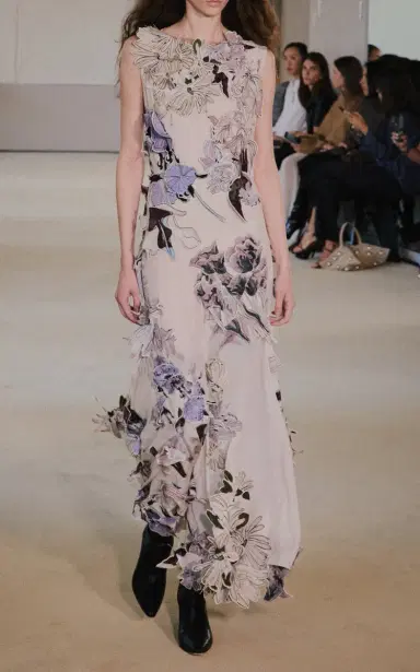 Altuzarra Carrol Silk Chiffon Maxi Dress | Thumbnail 1