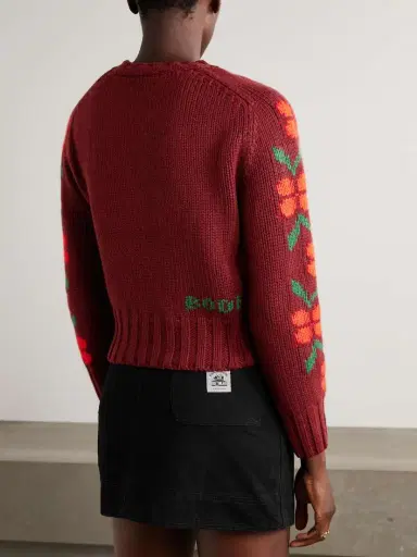 BODE Intarsia-knit Wool Sweater | Thumbnail 3