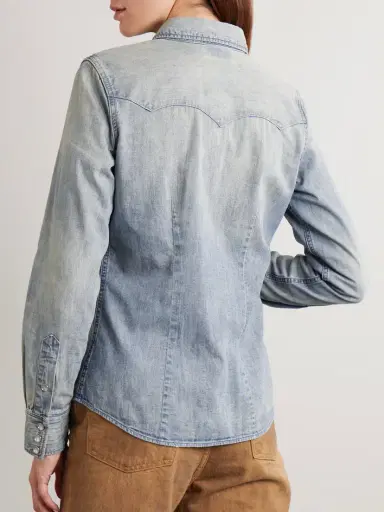 RRL Buffalo Denim Shirt | Thumbnail 4 RRL Buffalo Denim Shirt | Thumbnail 4
