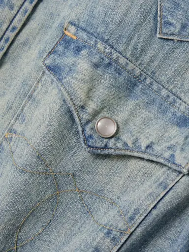 RRL Buffalo Denim Shirt | Thumbnail 5 RRL Buffalo Denim Shirt | Thumbnail 5