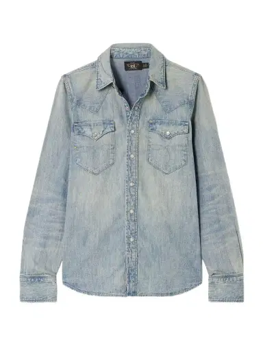 RRL Buffalo Denim Shirt | Thumbnail 1 RRL Buffalo Denim Shirt | Thumbnail 1