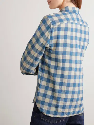 RRL Farrell Gingham Cotton And Linen-blend Shirt | Thumbnail 4 RRL Farrell Gingham Cotton And Linen-blend Shirt | Thumbnail 4