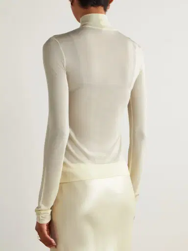 Jil Sander Jersey Turtleneck Top | Thumbnail 4