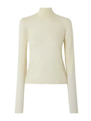 Jil Sander Jersey Turtleneck Top | Thumbnail 1