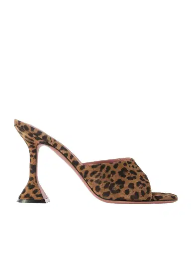 Amina Muaddi Lupita Leopard-print Suede Mules | Thumbnail 1