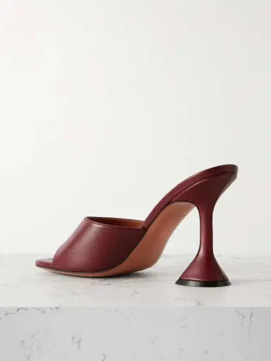 Amina Muaddi Lupita Leather Mules | Thumbnail 3 Amina Muaddi Lupita Leather Mules | Thumbnail 3
